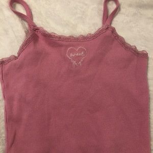 Pink tank top